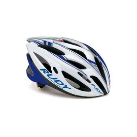 Велошлем Rudy Project ZUMA WHITE/SILVER/BLUE SHINY, HL430002, Вариант УТ-00066367: Размер: L (59-61 см), изображение  - НаВелосипеде.рф