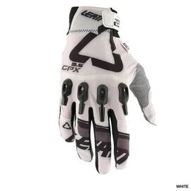Велоперчатки Leatt GPX 3.5 X-Flow Glove, белые, 2016, 6016000483, Вариант УТ-00069643: Размер: L, изображение  - НаВелосипеде.рф