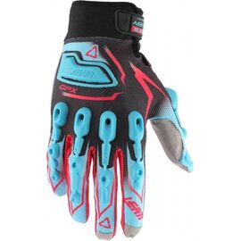 Велоперчатки Leatt GPX 5.5 Lite Glove, сине-красно-черные, 2016, 6016000663, Вариант УТ-00069650: Размер: L , изображение  - НаВелосипеде.рф