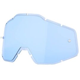 Линза 100% Racecraft/Accuri/Strata Anti-Fog Injected Blue, 51004-002-02, изображение  - НаВелосипеде.рф