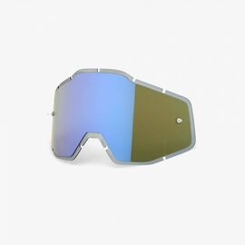 Линза 100% Racecraft/Accuri/Strata Anti-Fog Injected Blue Mirror / Smoke, 51004-022-02, изображение  - НаВелосипеде.рф
