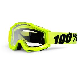 Очки велосипедные 100% Accuri Fluo Yellow / Clear Lens, 50200-004-02, изображение  - НаВелосипеде.рф