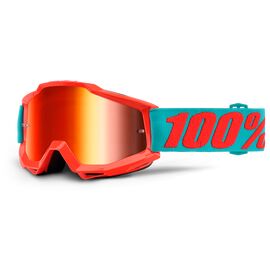 Очки велосипедные 100% Accuri Passion Orange / Mirror Red Lens, 50210-197-02, изображение  - НаВелосипеде.рф