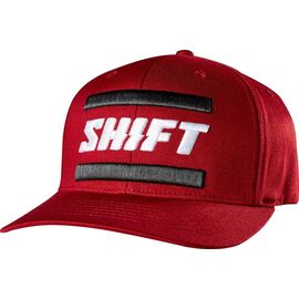 Велобейсболка Shift Black Label Flexfit Hat, темно-красный, 19350-208-L/XL, Вариант УТ-00071009: Размер: L/XL, изображение  - НаВелосипеде.рф
