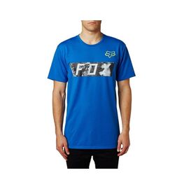 Велофутболка Fox Megameter SS Tech Tee, синий 2018, 20723-157-L, Вариант УТ-00071779: Размер: L , изображение  - НаВелосипеде.рф
