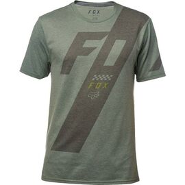 Велофутболка Fox Scalene SS Tech Tee Heather Dark Fatigue 2018 ,19740-183-L, Вариант УТ-00071866: Размер: L, изображение  - НаВелосипеде.рф