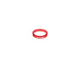 Кольцо под вынос FSA 1"1/8 5mm Transp Red, изображение  - НаВелосипеде.рф