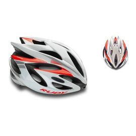 Велошлем Rudy Project RUSH WHITE-RED FLUO SHINY 2017, HL570023, Вариант УТ-00066294: Размер: L (59-62 см), изображение  - НаВелосипеде.рф