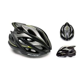 Велошлем Rudy Project WINDMAX BLK/YEL FLU/WHITE MATTE 2017, HL521502M, Вариант УТ-00066348: Размер: L (59-62 см), изображение  - НаВелосипеде.рф