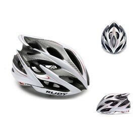 Велошлем Rudy Project WINDMAX WHITE/SILVER/RED SHINY 2017, HL521902, Вариант УТ-00066356: Размер: L (59-62 см), изображение  - НаВелосипеде.рф