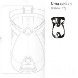 Флягодержатель Tacx Uma Carbon, T6952, изображение  - НаВелосипеде.рф