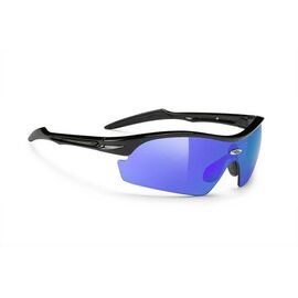 Очки велосипедные Rudy Project REVENGE BLACK G-MLS PURPLE BLACK RUBBER, SP075542Z, изображение  - НаВелосипеде.рф