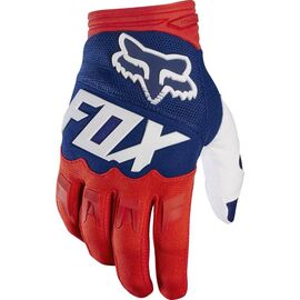 Велоперчатки Fox Dirtpaw Race Glove, красно-белые, 2017, 17291-054-L, Вариант УТ-00069468: Размер: L , изображение  - НаВелосипеде.рф