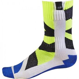Носки подростковые Fox MX Creo Youth Sock, бело-желтый, 2017, 17813-214, Вариант УТ-00070683: Размер: L , изображение  - НаВелосипеде.рф