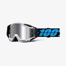 Очки велосипедные 100% Racecraft Plus Daffed / Injected Silver Flash Mirror Lens, 50120-108-02, изображение  - НаВелосипеде.рф