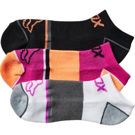 Носки женские Fox Perf No Show Socks, 3 пары, Berry Punch, 2017, 19011-307, Вариант УТ-00071105: Размер: L/XL , изображение  - НаВелосипеде.рф