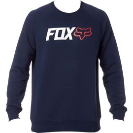 Толстовка Fox Legacy Crew Fleece Indigo 2018, Вариант УТ-00071311: Размер: L , изображение  - НаВелосипеде.рф
