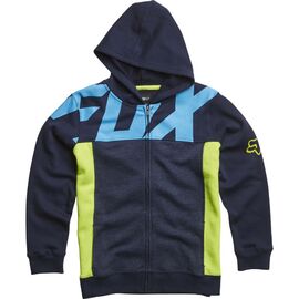 Толстовка подростковая Fox Youth Hantson Zip Indigo 2016, Вариант УТ-00071457: Размер: YL, изображение  - НаВелосипеде.рф