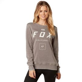Толстовка женская Fox Growled Pullover Crew Shadow 2018, Вариант УТ-00071403: Размер: M, изображение  - НаВелосипеде.рф