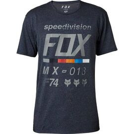 Велофутболка Fox Draftr SS Tech Tee Heather Midnight 2018, 20476-491-L, Вариант УТ-00071616: Размер: L , изображение  - НаВелосипеде.рф