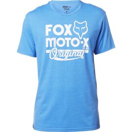 Велофутболка Fox Scripted SS Tee, синий 2016, 16484-522-S, Вариант УТ-00071874: Размер: S, изображение  - НаВелосипеде.рф
