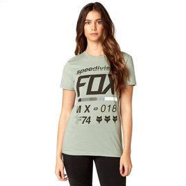 Велофутболка женская Fox Draftr SS Crew Tee Sage 2018, 19668-221-M, Вариант УТ-00071957: Размер: M, изображение  - НаВелосипеде.рф