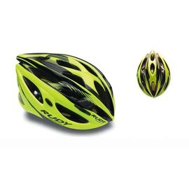 Велошлем Rudy Project ZUMAX YELLOW FLUO/BLACK SHINY 2017, HL560032, Вариант УТ-00066375: Размер: L (59-61 см), изображение  - НаВелосипеде.рф