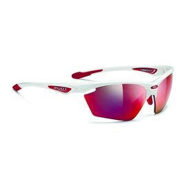 Очки велосипедные Rudy Project STRATOFLY WHITE GLOSS-MLS RED, SP233869-000E, изображение  - НаВелосипеде.рф