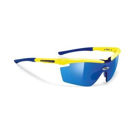 Очки велосипедные Rudy Project GENETYK RAC.PRO YELLOW FLUO-MLS BLUE, SP113967ORC, изображение  - НаВелосипеде.рф