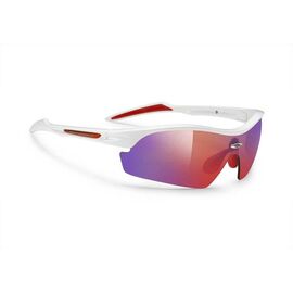 Очки велосипедные Rudy Project REVENGE WHITE GLOSS-MLS RED RUBBER, SP073869ZMR, изображение  - НаВелосипеде.рф