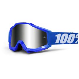 Очки велосипедные 100% Accuri Sand Reflex Blue / Grey Smoke Lens, 50201-002-02, изображение  - НаВелосипеде.рф