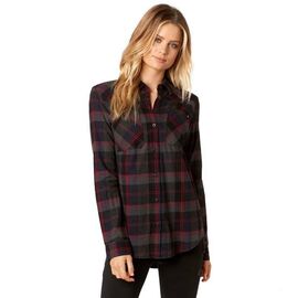 Велорубашка женская Fox Flown Flannel Midnight 2018, 19653-329-XS, Вариант УТ-00071170: Размер: S , изображение  - НаВелосипеде.рф