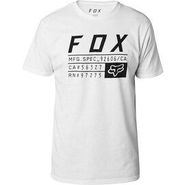 Велофутболка Fox Abyssmal SS Tech Tee Optic, белый 2018, 20332-190-L, Вариант УТ-00071495: Размер: L , изображение  - НаВелосипеде.рф