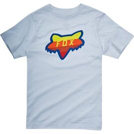 Велофутболка подростковая Fox Youth Draftr Head SS Tee, серый 2018, 19810-040-YL, Вариант УТ-00071998: Размер: YL, изображение  - НаВелосипеде.рф