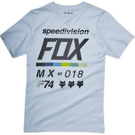 Велофутболка подростковая Fox Youth Draftr SS Tee, серый 2018, 19803-040-YL, Вариант УТ-00072006: Размер: YL, изображение  - НаВелосипеде.рф