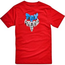 Велофутболка подростковая Fox Youth Lyruh SS Tee, темно-красный 2018, 19816-208-YL, Вариант УТ-00072037: Размер: YL , изображение  - НаВелосипеде.рф