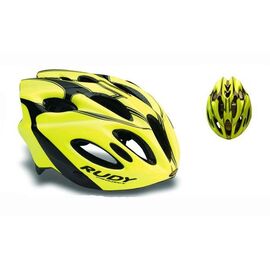 Велошлем Rudy Project SNUGGY YELLOW FLUO/BLACK SHINY 2017, HL472202, Вариант УТ-00066312: Размер: L (58-62 см), изображение  - НаВелосипеде.рф