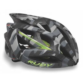 Велошлем Rudy Project AIRSTORM GREY CAMO/YELLOW FLUO MATT, HL540081, Вариант УТ-00066241: Размер: S/M (54-58 см), изображение  - НаВелосипеде.рф