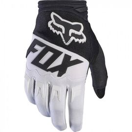 Велоперчатки Fox Dirtpaw Race Glove, черно-белые, 2017, 17291-018-L, Вариант УТ-00069309: Размер: L , изображение  - НаВелосипеде.рф