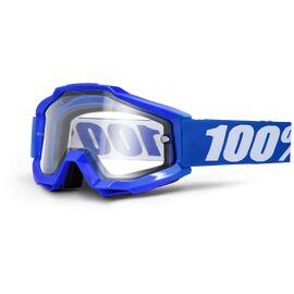 Очки велосипедные 100% Accuri Enduro Reflex Blue / Clear Dual Lens, 50202-002-02, изображение  - НаВелосипеде.рф