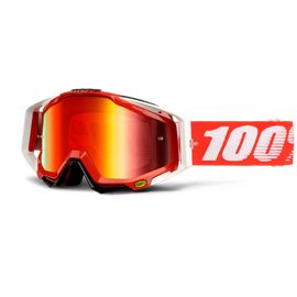 Очки велосипедные 100% Racecraft Fire Red / Mirror Red Lens, 50110-003-02, изображение  - НаВелосипеде.рф