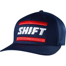 Велобейсболка Shift Black Label Flexfit Hat, синий 2018, 19350-007-L/XL, Вариант УТ-00071011: Размер: S/M, изображение  - НаВелосипеде.рф