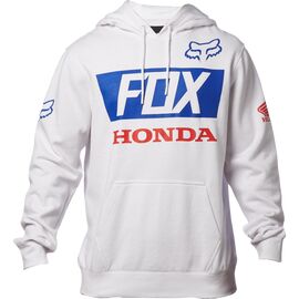 Толстовка Fox Honda Basic Pullover, белый 2018, Вариант УТ-00071296: Размер: S, изображение  - НаВелосипеде.рф