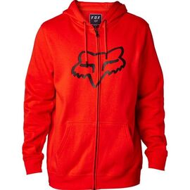 Толстовка Fox Legacy Foxhead Zip Fleece, красный 2018, Вариант УТ-00071321: Размер: L , изображение  - НаВелосипеде.рф
