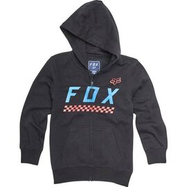 Толстовка подростковая Fox Youth Full Mass Zip, черный 2018, Вариант УТ-00071442: Размер: YL, изображение  - НаВелосипеде.рф