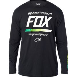 Толстовка Fox Draftr LS Tech Tee, черный 2018, Вариант УТ-00071264: Размер: L, изображение  - НаВелосипеде.рф