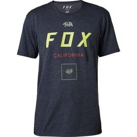 Велофутболка Fox Growled SS Tech Tee Heather Midnight 2018, 20468-491-L, Вариант УТ-00071670: Размер: L, изображение  - НаВелосипеде.рф