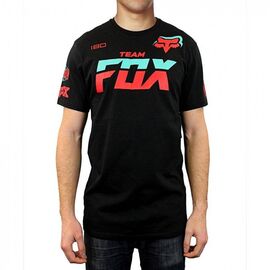 Велофутболка Fox Team SS Tee, черный 2016, 16500-001-S, Вариант УТ-00071893: Размер: S, изображение  - НаВелосипеде.рф