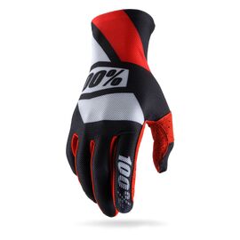 Велоперчатки 100% Celium Glove, черно-красный, 2017, 10005-013-12, Вариант УТ-00069144: Размер: L , изображение  - НаВелосипеде.рф