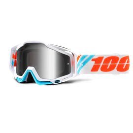 Очки велосипедные 100% Racecraft Calculus Ice / Mirror Silver Lens, 50110-205-02, изображение  - НаВелосипеде.рф